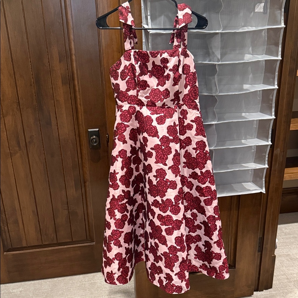Kate Spade Pink and Red Floral Dress